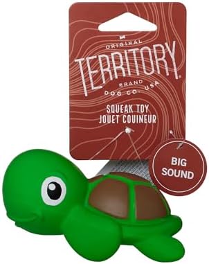 Sea Squeaker Natural Rubber Animal Dog Toy for Small Medium Large Dog Toy, Turtle