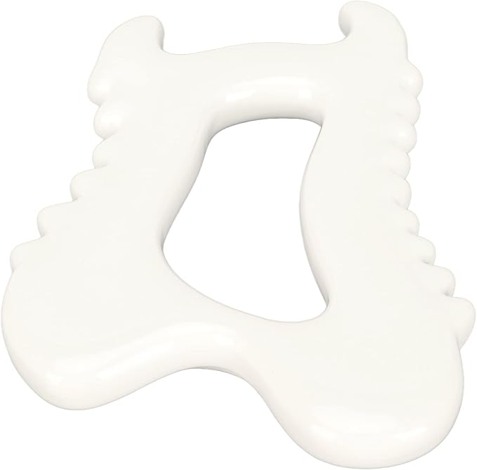 GOTOTOP Gua Sha Massage Ceramic Scraping Tool for Soft Tissue Upgrade Physical Stuff, Used for Back, Legs, Arms, Neck, Shoulder Thin Guasha Scraping Tool Leg