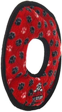 TUFFY® : 2 Pack No Stuff Ring Dog Toy: Ultra Durable Plush Toy with Multiple Layers & Reinforced Seams, Washable and Floats, Original Construction