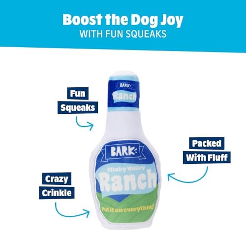 BarkBox Stinky Valley Ranch Dog Toy - Toy for Small to Medium Dogs