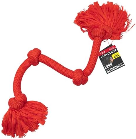 Playology Tug Rope Dog Toys for Large Breed Dogs - Mega Size, Beef Scent