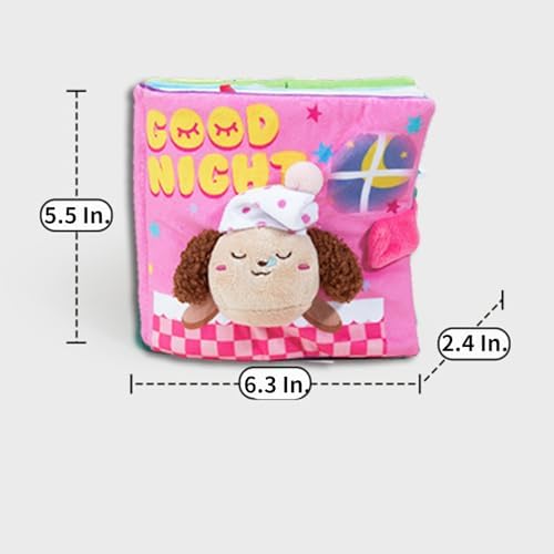 Dog Snuffle Sound Book Crinkle Hide Treat Puzzle (goodnight2)