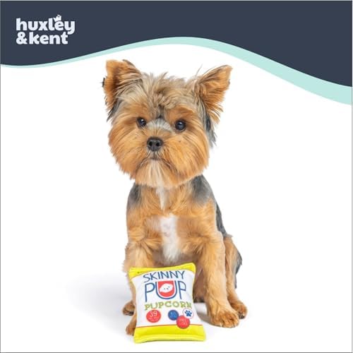 Huxley & Kent Power Plush Squeaky Dog Toy, Skinny Pup