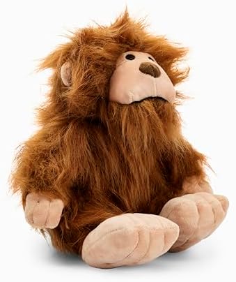 Flourish Pets 3 in 1 Multi-Layer Chew Toy for Active Dogs | Non-Toxic BPA Free Double Stitched Soft Fabric Exterior Dog Toys | Long-Lasting Dog Plush Toys - Small Sasquatch 9.5"