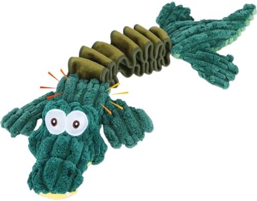 Drmstow Squeaky Dog Toys for Large Dogs, Cute Puppy Toys, Plush Stuffed Pet Dog Toys with Crinkle Paper, Interactive Tug of War Dog Toys to Keep Them Busy for Small Medium Big Dogs