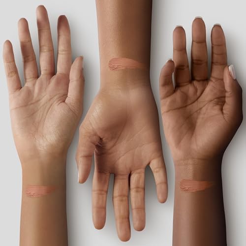 Almay Clear Complexion Acne Foundation Makeup with Salicylic Acid, Medium Coverage, Soft Matte Finish, Hypoallergenic, Cruelty- & Fragrance-Free, Dermatologist Tested, 730 Golden Caramel, 1 fl oz