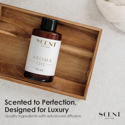 Scent New York Santal Aroma Essential Oils for Diffuser - Fragrance Aroma Oil for Diffuser Refill - Aromatherapy Room Fragrance - Home Scent 3.38 fl oz (100 ml)