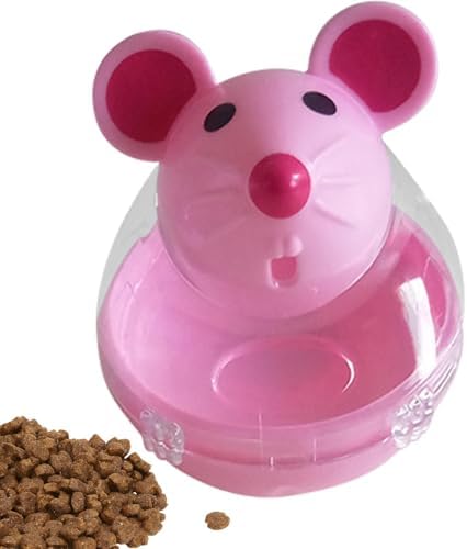Cat Treat Toy Dispenser Small Slow Feeder Interactive Adjust Diet Exercise