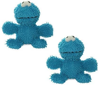 MIGHTY® 2 Pack Microfiber Medium Monster Dog Toys