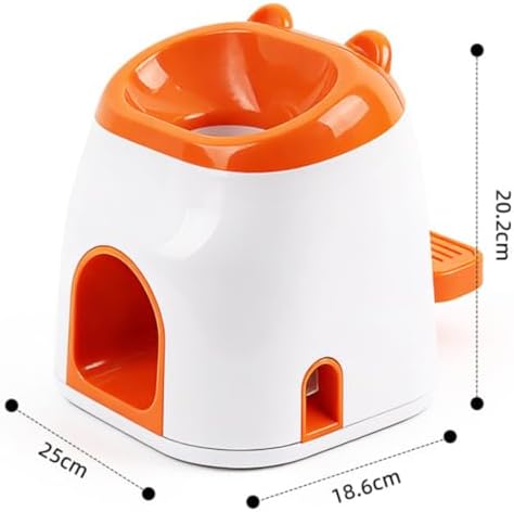 Dog Ball Launcher & Automatic Treat Dispenser, 2-in-1 Dog Tennis Ball Launcher & Treat Dispenser, ﻿Self-Play for Mental Stimulation, Indoor Outdoor Small to Medium Dogs