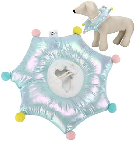 Soft Cat Recovery Collar Adjustable Clown Design (M)