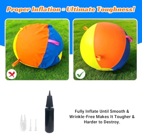 Hap Tim Upgraded Heavy Duty 18" Herding Ball for Dogs Thickened Bladder