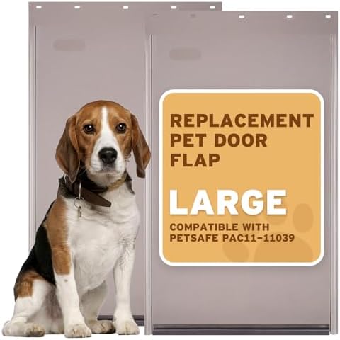 Large Dog Door Replacement Flap Petsafe 16 7/8" x10 1/8" Weatherproof 2pack