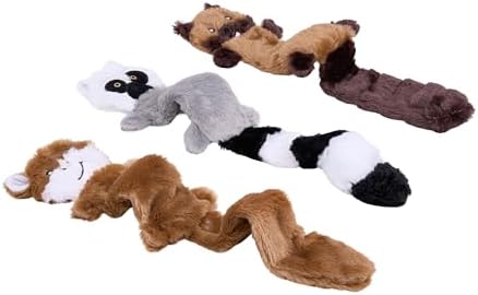 ZippyPaws Skinny Peltz No Stuffing Dog Toy Pack to Keep Them Busy - 18"