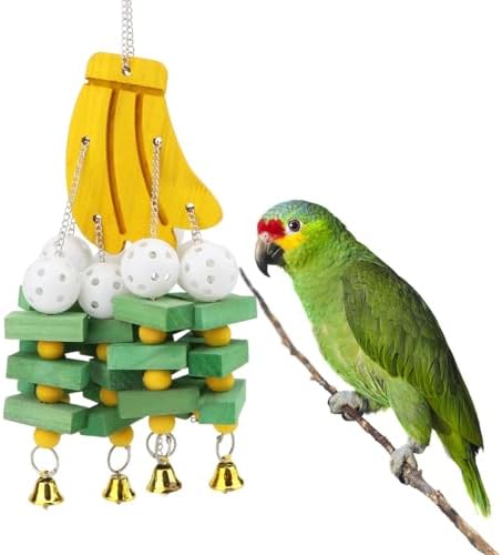 GPY Parrot Toys for Macaw, Interactive Bird Toys for Parrots Large Bird