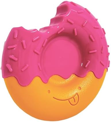 Nylabone Power Chew Donut Dog Chew Toy, Bacon Glazed Flavor, Medium
