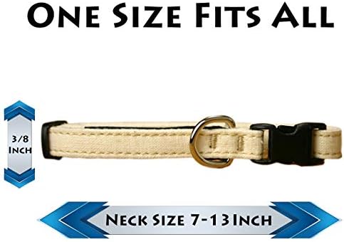 Hemp Cat Collars (Natural)