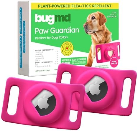 BugMD Paw Guardian Flea and Tick Prevention Pendant for Dogs