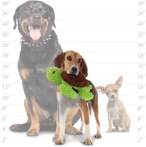MIGHTY® 2 Pack Microfiber Medium Turtle Dog Toys