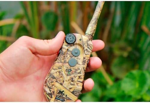 DT SYSTEMS H2O1820 Plus E-Collar, Waterproof Rechargeable Expandable Remote Dog Trainer, 16 Stimulation Levels, Vibration Assist, Mossy Oak Blades