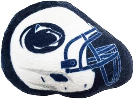 Best Plush CAT Toy - NCAA Penn State Nittany Lions Complete Set of 3 piece Cat Toys Filled with Fresh Catnip. Includes: 1 Helmet Cat Toy, 1 Football Cat Toy with Feathers, & 1 Beer Bottle.