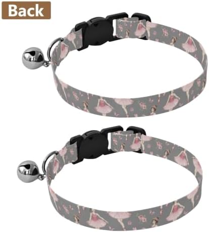 Ballerina Floral Crowns Adjustable Buckle Cat Collars 2 Pack Collar for Puppy