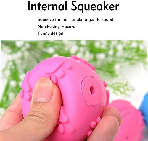 Dog Toys ，Dog Balls for Small Medium Large Dogs Squeaky Toy Balls 3 Pcs