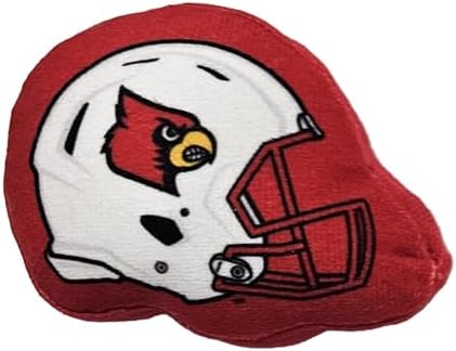 Pets First Best Plush CAT Toy NCAA Louisville Cardinals Complete Set of 3 Piece Cat Toys Filled with Fresh Catnip. Includes: 1 Helmet Cat Toy, 1 Football Cat Toy with Feathers & 1 Beer Bottle.
