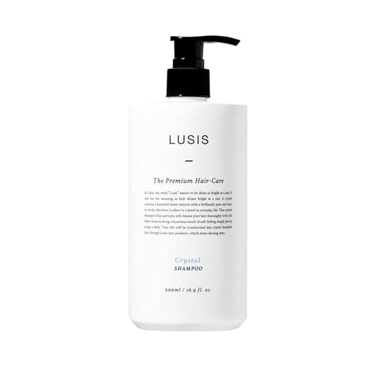 LUSIS, Crystal Shampoo, Hair Clinic, Scalp Care, Korea-approved shampoo for hair loss care, EWG green grade ingredients,500ml (K-Beauty Shampoo)