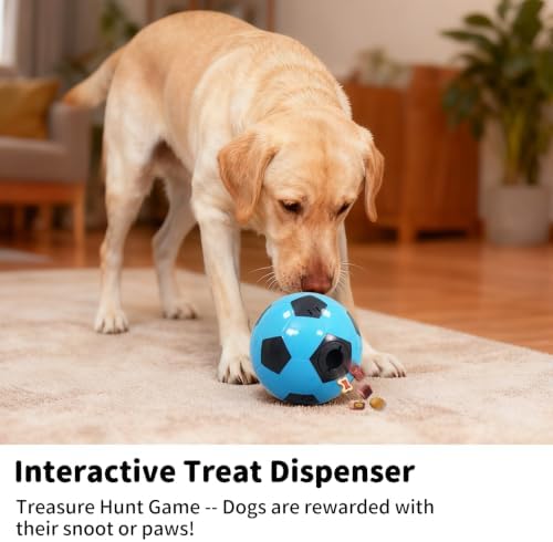 Interactive Dog Toys Treat Puzzle Dispensers Giggle Dog Ball