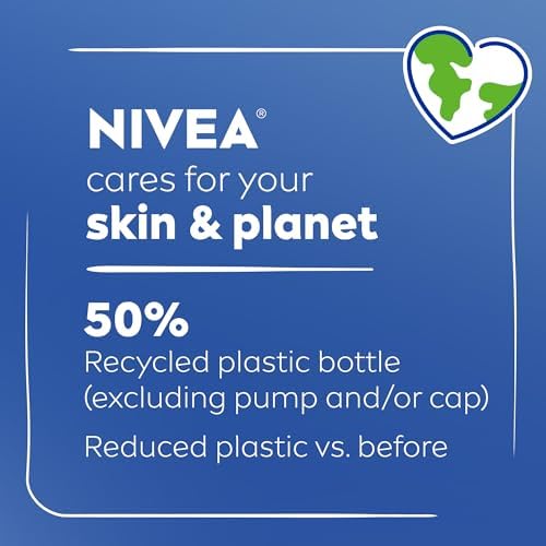 NIVEA Intense Healing Body Lotion for Very Dry, Itchy Skin with Glycerin, Provitamin B5 and Niacinamide, 72-Hour Body Moisturizer, 33.8 Fl Oz Value Size Pump Bottle