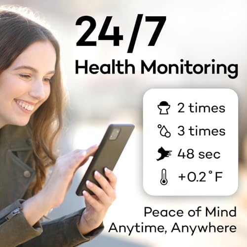 Health Tracker for Cats - Smart Cat Collar with Safety Breakaway Buckle for Indoor Cats, Wellness Alerts, Real-time Monitoring (Kimono (Sakura -Night-),L)