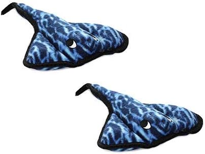 TUFFY® : 2 Pack Stingray Dog Toy: Ultra Durable Plush Toy with Multiple Layers & Reinforced Seams, Washable and Floats, Original Construction