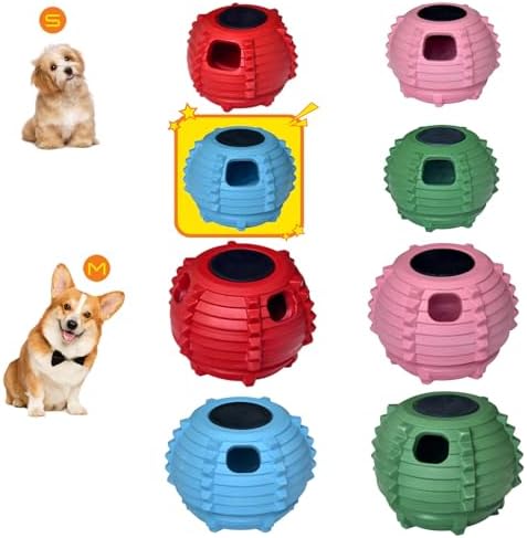 XHX Dog Toy to Keep Your Pup Distracted - Safe for Dogs - Low-Mess Design - Dog Toys for Small Dogs 10-25 lbs(Blue, S)