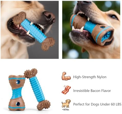 Dog Puzzle Chew Toy Durable Interactive Nylon Toys
