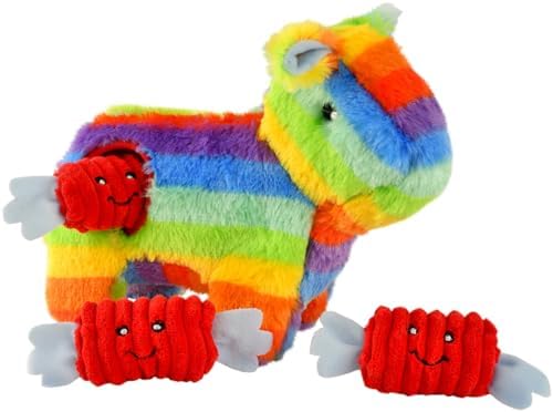 ZippyPaws Burrow Interactive Dog & Puppy Toys for Boredom - Piñata