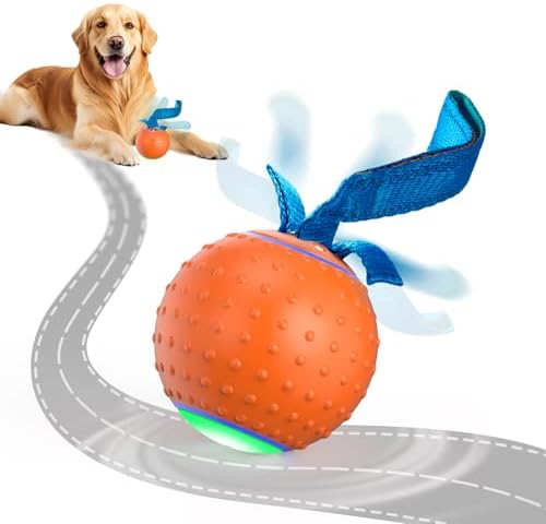 Interactive Dog Ball Toys Electric Automatic Moving Dog Toys to Keep Them Busy Rechargeable Smart Rolling