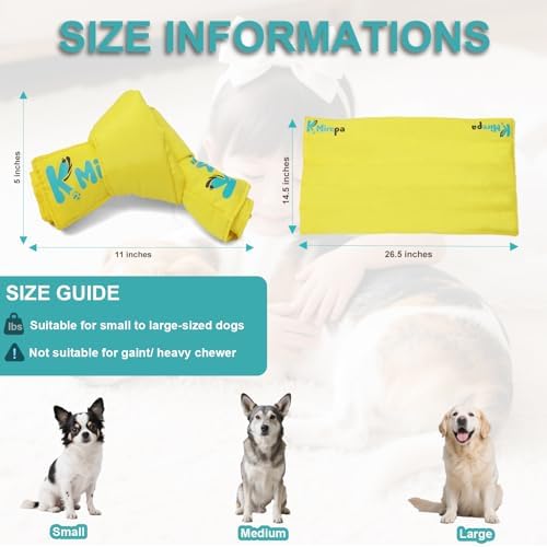 Snuffle Knot for Dogs - Dog Snuffle Toy, Interactive Dog Toys Encourage Natural Foraging Skills, Hiding Food Chew Toys with 10 Pockets