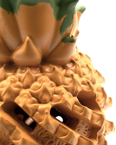 Herm Sprenger – Pineapple Dog Chew Toy for Aggressive Chewer – Natural Rubber Dog Treat Dispenser – Large Tough Dog Dental Teeth Cleaning Chew Toys for Large and Medium Breed