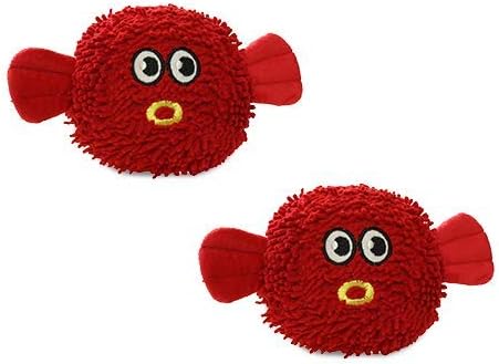 MIGHTY® 2 Pack Microfiber Medium Blowfish Dog Toys