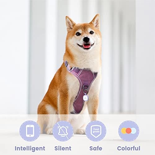 Pawaii Dog ID Tag, Silent Silicone QR Code Tag, Scan Alerts, No App, 1 Pack