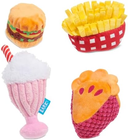 BarkBox Dine & Dash Interactive Plush Dog Toy Bundle