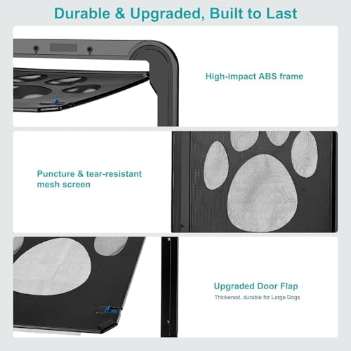 Ownpets Dog Screen Door 12"x14" Fits Large Dogs Up 80 lbs & Small Breeds
