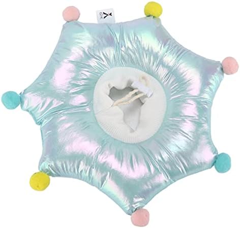 Soft Cat Recovery Collar Adjustable Clown Design (L)