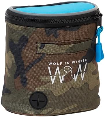 Quickdraw Dog Training Treat Pouch, Blue/Camo