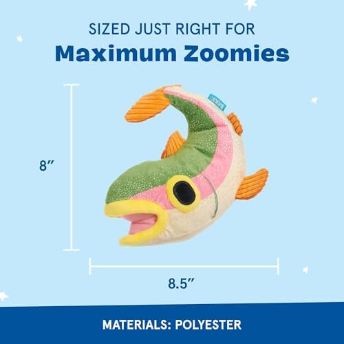 BarkBox Brooke Trout Plush Dog Toy - for Dogs