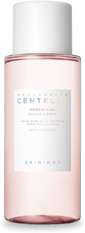 SKIN1004 Poremizing Clear Toner 7.10 fl.oz, 210ml, Korean Face Toner with Himalayan Pink Salt & Madagascar Centella, Facial Toner for Pore Care & Oil Balance, Hydrating Essence, Korean Skin Care