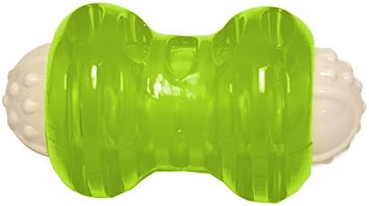 Hyper Pet Hyper Squawkers Dog Bone Durable Dog Toy, TPR and Nylon, Medium