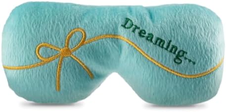 Dog Diggin Designs Sniffany & Co Plush Eye Mask Dog Toy | Luxury-Inspired Parody Fashion Accessory with Built-in Squeaker, Soft Plush Novelty Dog Toy & Chic Playtime Accessory