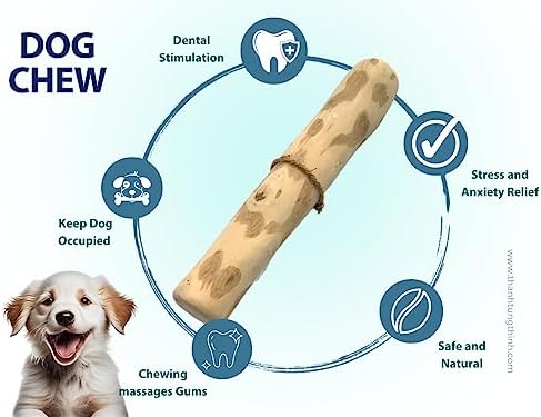 Coffee Wood Dog Chew Stick - Coffee Wood Stick for Your Pets - Non Toxic - Safe - Puppy Chew Toy for Teething - Made in Vietnam - 1 Pack/2 Pieces (Small)